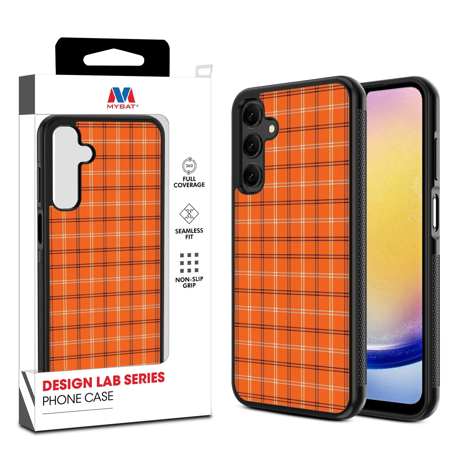 MyBat Design Lab Series Case for Samsung Galaxy A25 5G - Pumpkin Plaid