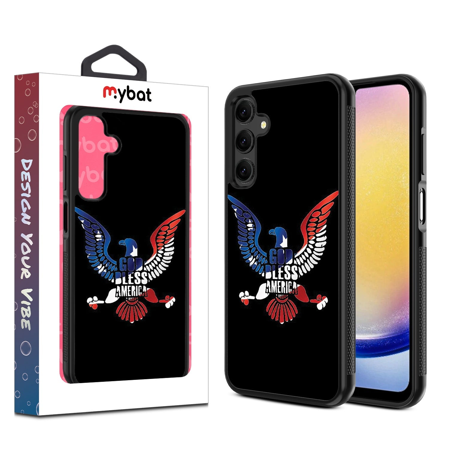 MyBat Design Lab Series Case for Samsung Galaxy A25 5G - God Bless America