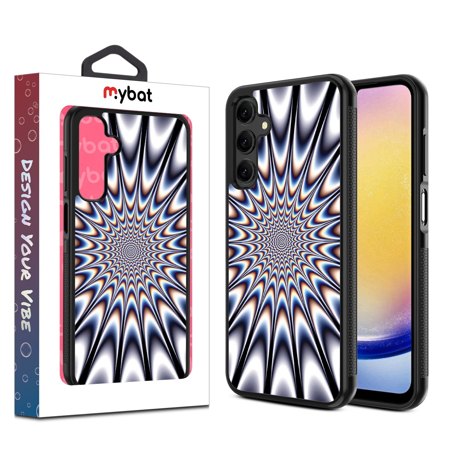 MyBat Design Lab Series Case for Samsung Galaxy A25 5G - Hypnotic Burst