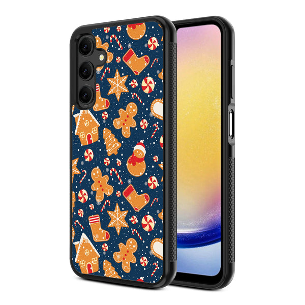 MyBat Design Lab Series Case for Samsung Galaxy A25 5G - Gingerbread Cookies - MSA255GCSLESM273-2.jpg