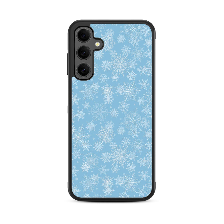 MyBat Design Lab Series Case for Samsung Galaxy A25 5G - Blue Snowflakes