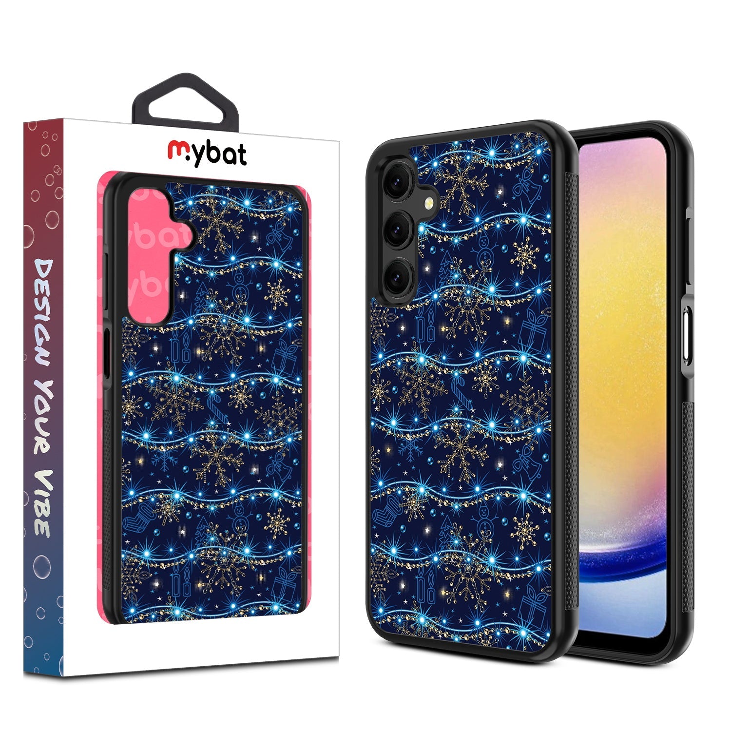 MyBat Design Lab Series Case for Samsung Galaxy A25 5G - Snowflake Twinkle