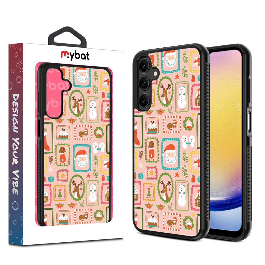 MyBat Design Lab Series Case for Samsung Galaxy A25 5G - Holiday Stamps