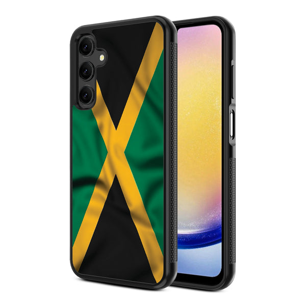 MyBat Design Lab Series Case for Samsung Galaxy A25 5G - Jamaica Flag - MSA255GCSLESM310-2.jpg