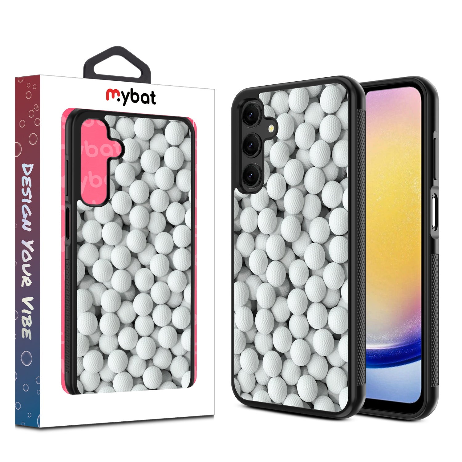 MyBat Design Lab Series Case for Samsung Galaxy A25 5G - Golf Balls