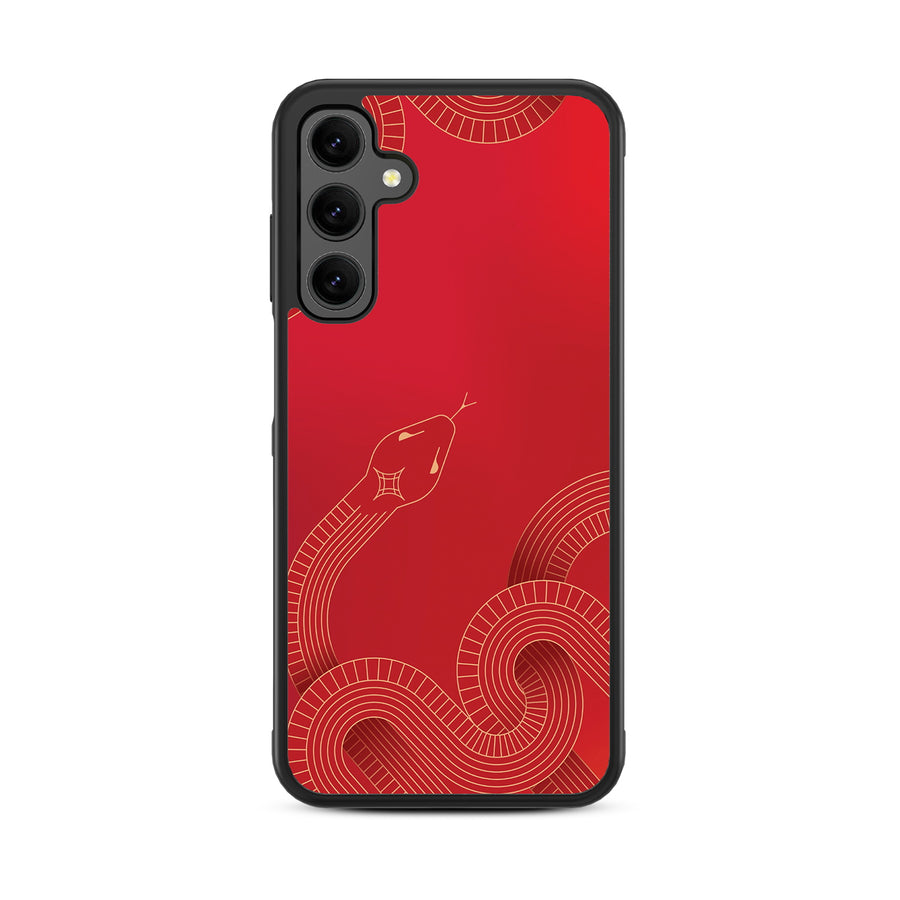 MyBat Design Lab Series Case for Samsung Galaxy A25 5G - Slithering into a New Year - MSA255GCSLESM316-3.jpg