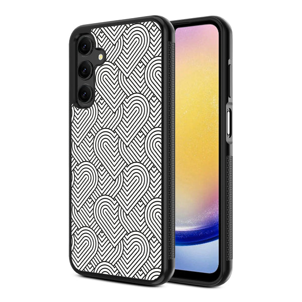 MyBat Design Lab Series Case for Samsung Galaxy A25 5G - Hearts Aligned - MSA255GCSLESM331-2.jpg
