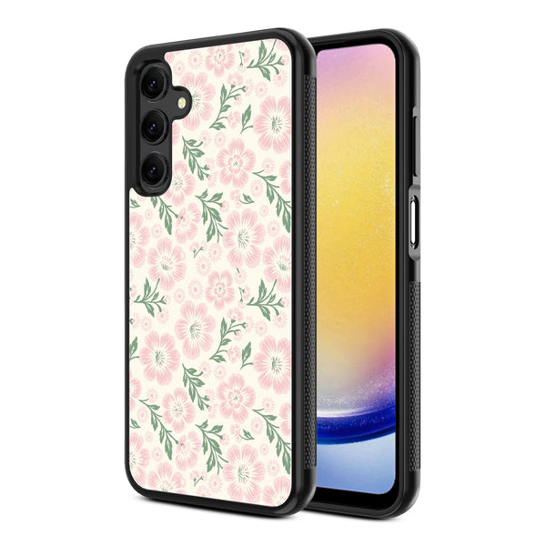 MyBat Design Lab Series Case for Samsung Galaxy A25 5G - Pink Posies - MSA255GCSLESM473-2.jpg