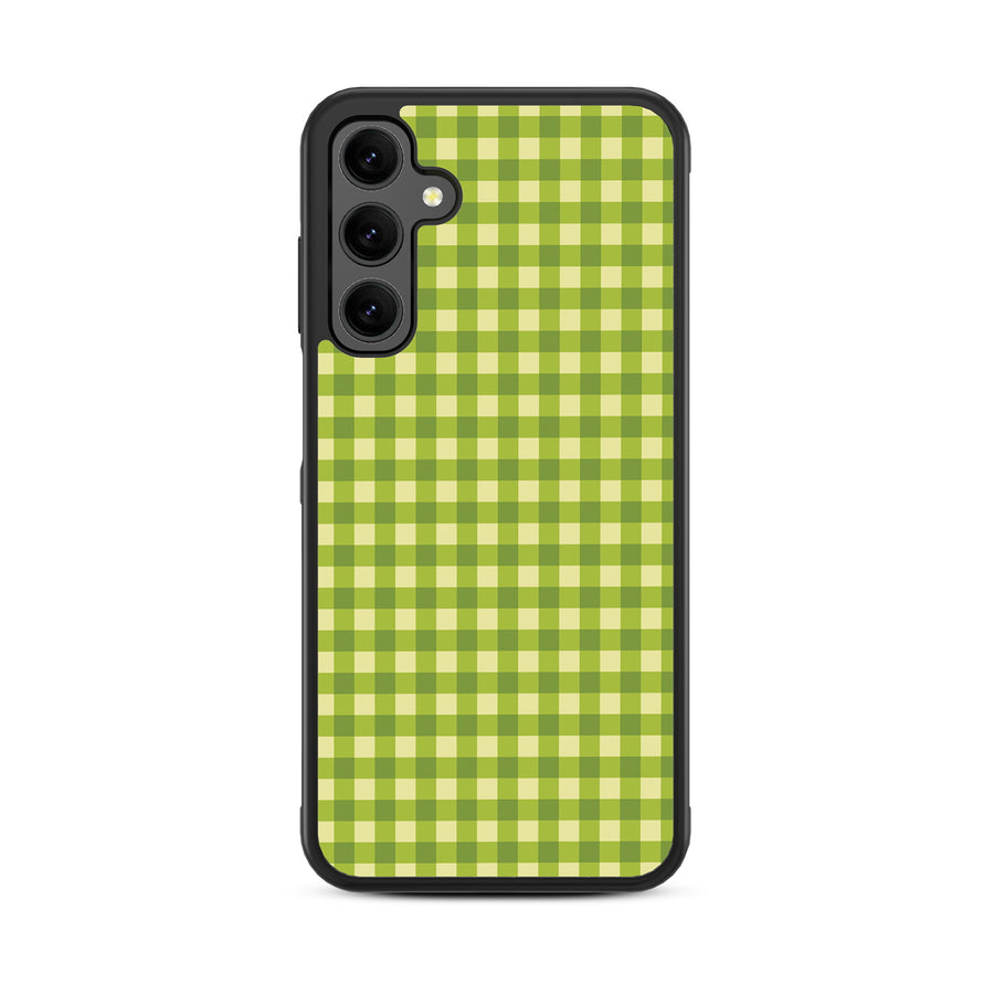 MyBat Design Lab Series Case for Samsung Galaxy A25 5G - Green Gingham - MSA255GCSLESM476-3.jpg