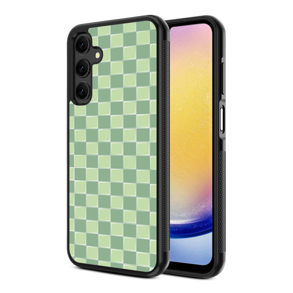MyBat Design Lab Series Case for Samsung Galaxy A25 5G - Matcha Check - MSA255GCSLESM482-2.jpg