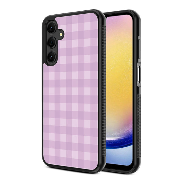 MyBat Design Lab Series Case for Samsung Galaxy A25 5G - Purple Plaid - MSA255GCSLESM483-2.jpg