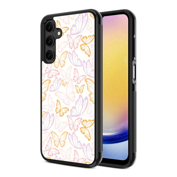 MyBat Design Lab Series Case for Samsung Galaxy A25 5G - Wing Outline - MSA255GCSLESM491-2.jpg