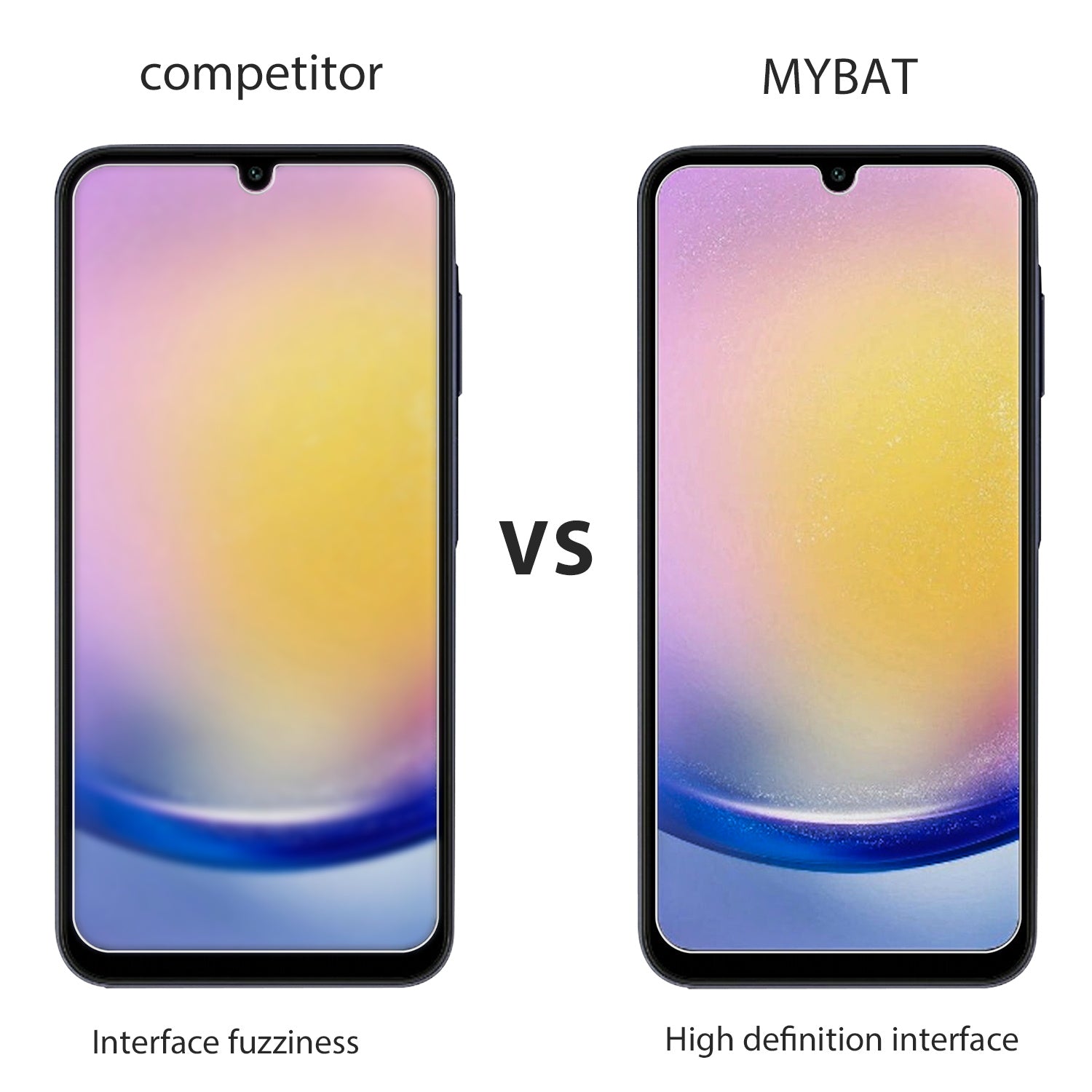 MyBat Tempered Glass Screen Protector (2.5D) for Samsung Galaxy A25 5G - Clear - MSA255GSCN81-5.jpg