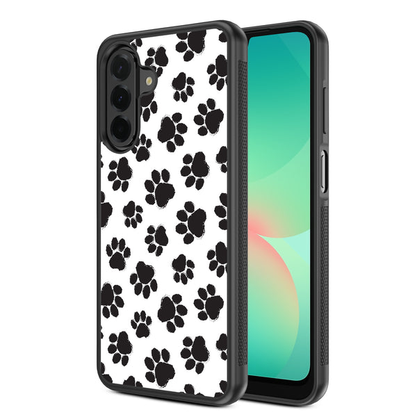 MyBat Design Lab Series Case for Samsung Galaxy A26 5G - Black Paw Prints - MSA265GCSLESM002-2.jpg
