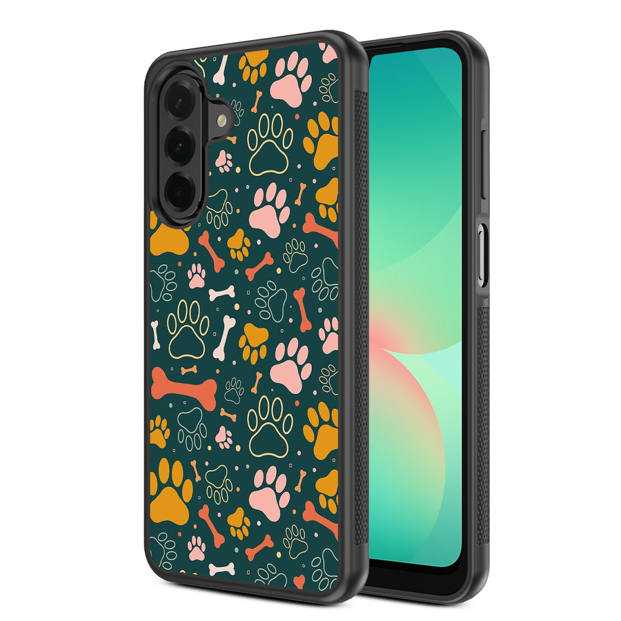 MyBat Design Lab Series Case for Samsung Galaxy A26 5G - Paw Prints & Bones - MSA265GCSLESM003-2.jpg