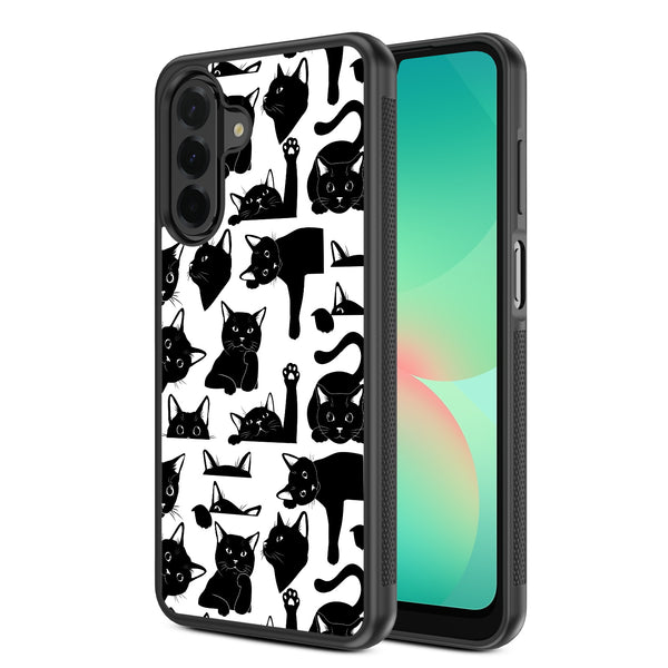 MyBat Design Lab Series Case for Samsung Galaxy A26 5G - Black Cats - MSA265GCSLESM017-2.jpg