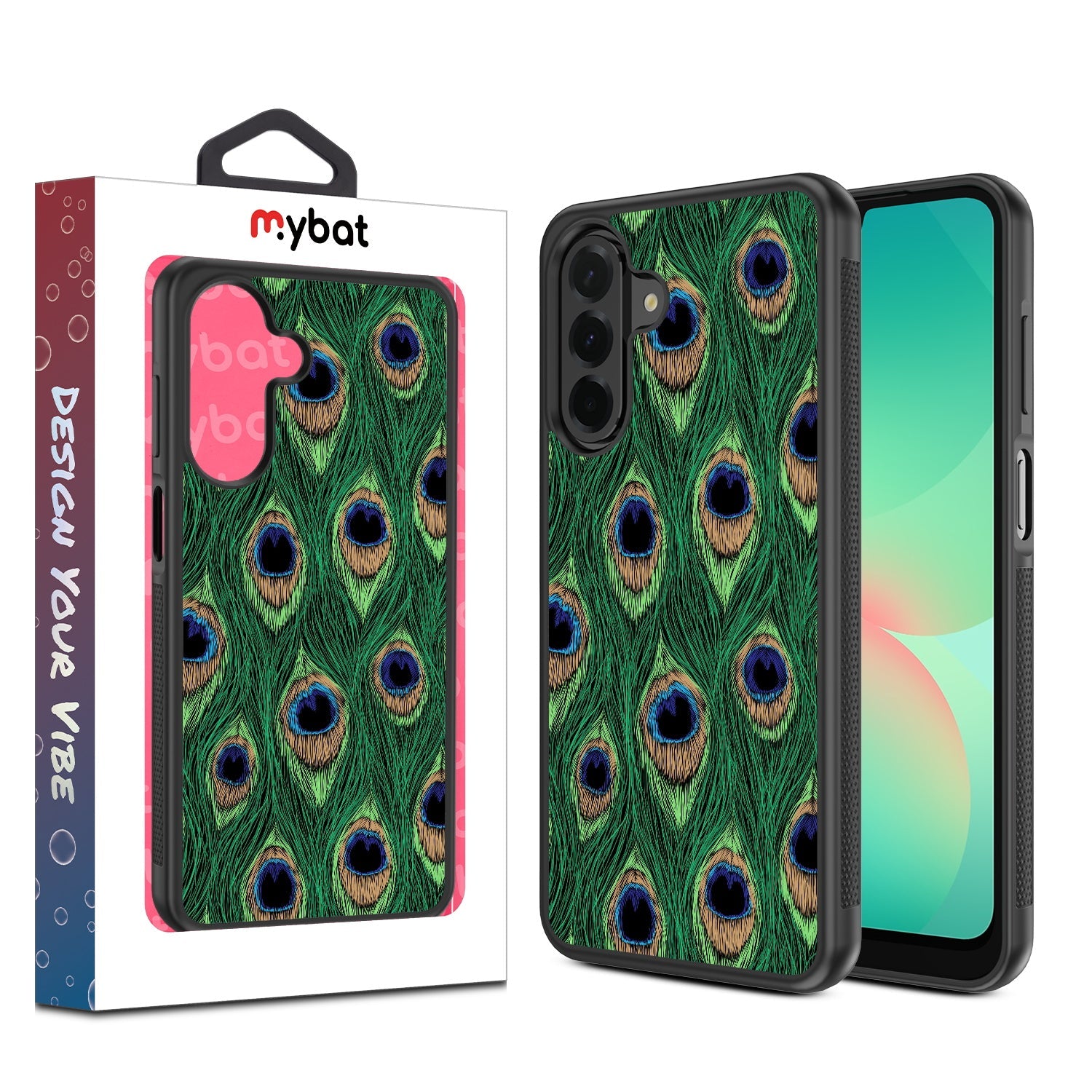 MyBat Design Lab Series Case for Samsung Galaxy A26 5G - Peacock Feathers