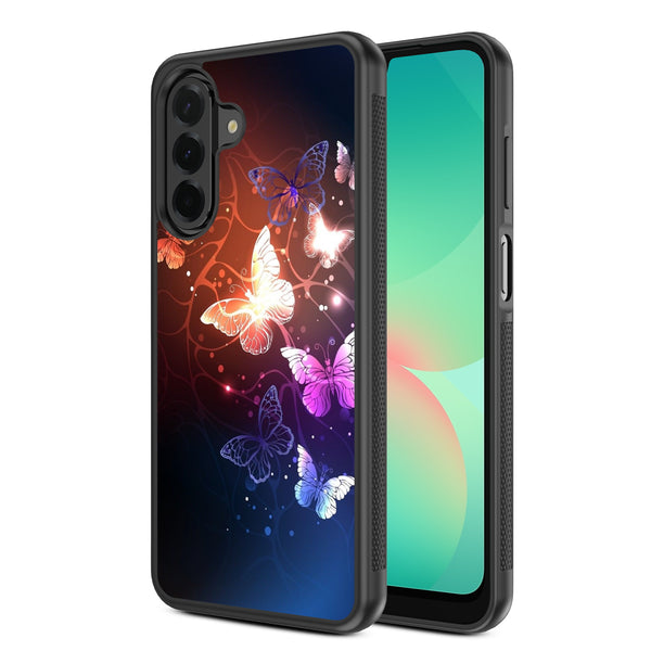 MyBat Design Lab Series Case for Samsung Galaxy A26 5G - Neon Butterflies - MSA265GCSLESM022-2.jpg