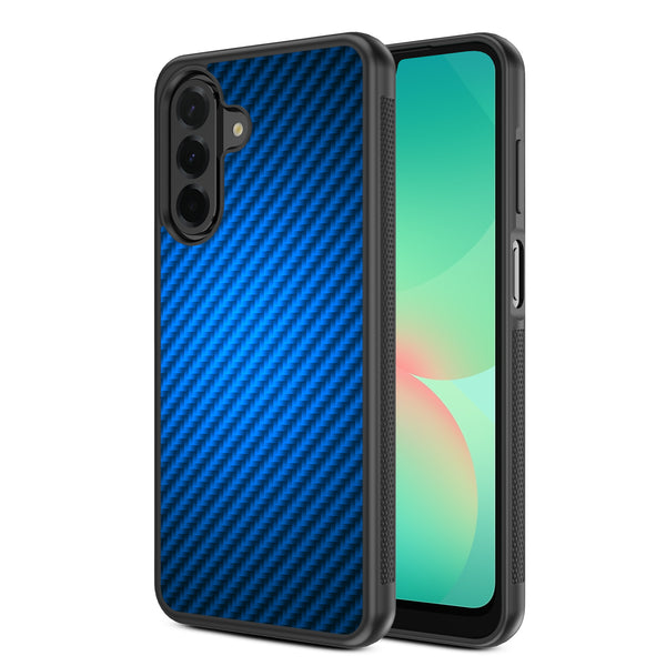 MyBat Design Lab Series Case for Samsung Galaxy A26 5G - Blue Carbon Fiber - MSA265GCSLESM084-2.jpg