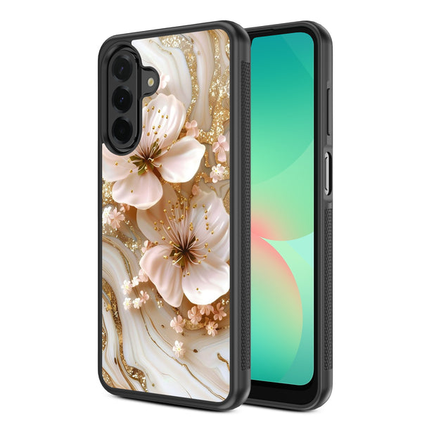 MyBat Design Lab Series Case for Samsung Galaxy A26 5G - Golden Petal Glow - MSA265GCSLESM186-2.jpg