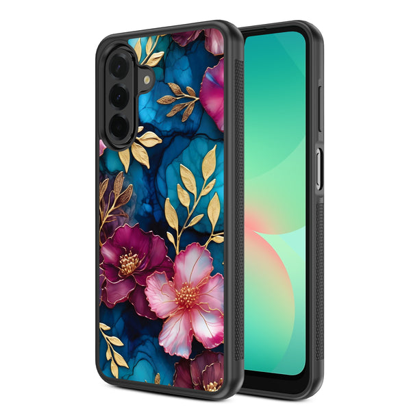 MyBat Design Lab Series Case for Samsung Galaxy A26 5G - Gilded Petals - MSA265GCSLESM188-2.jpg