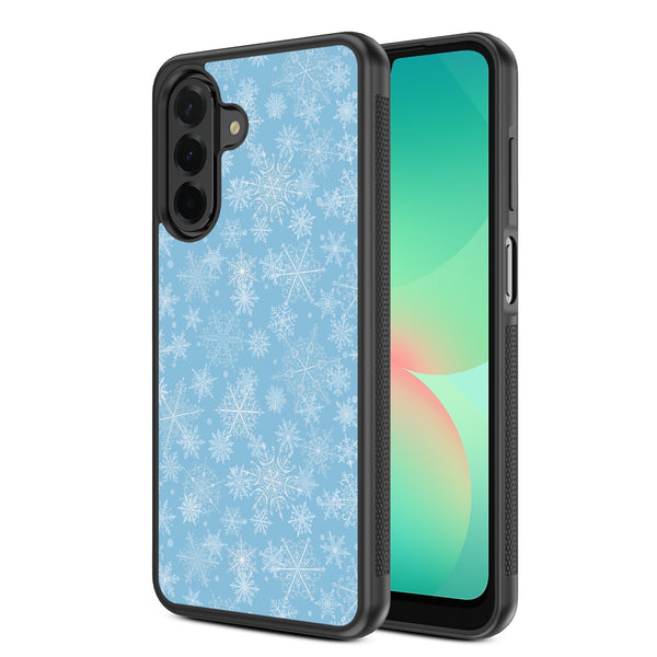 MyBat Design Lab Series Case for Samsung Galaxy A26 5G - Blue Snowflakes - MSA265GCSLESM283-2.jpg