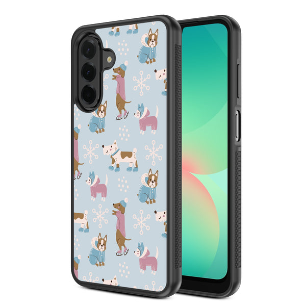 MyBat Design Lab Series Case for Samsung Galaxy A26 5G - Puppy Snow Play - MSA265GCSLESM299-2.jpg