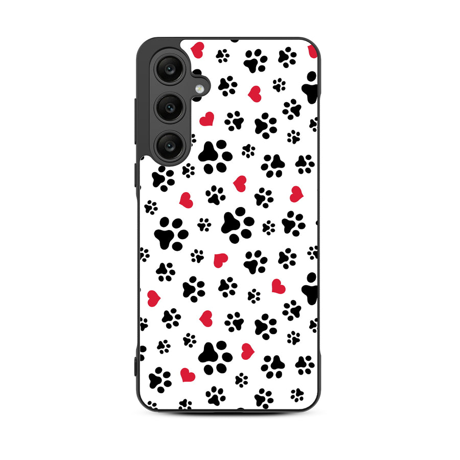 MyBat Design Lab Series Case for Samsung Galaxy A35 5G - Paw Prints and Hearts - MSA355GCSLESM001-3.jpg