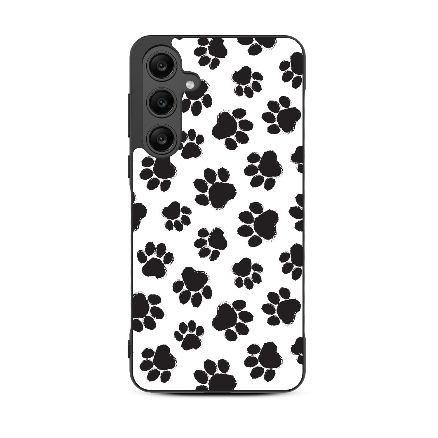 MyBat Design Lab Series Case for Samsung Galaxy A35 5G - Black Paw Prints