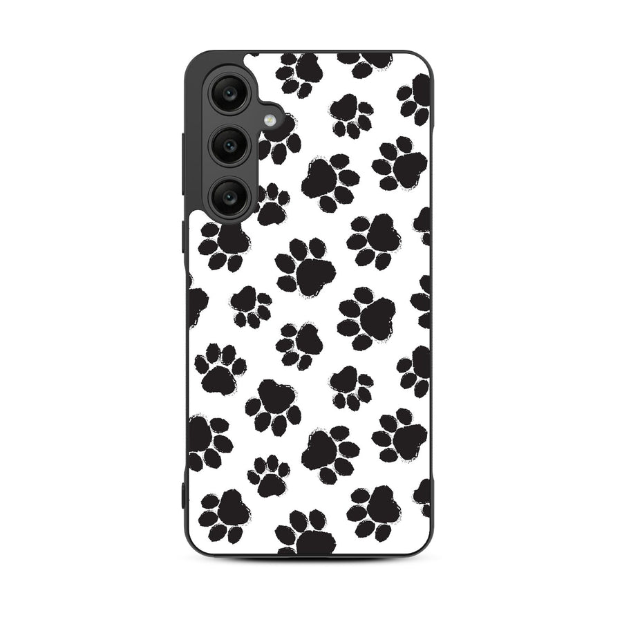 MyBat Design Lab Series Case for Samsung Galaxy A35 5G - Black Paw Prints