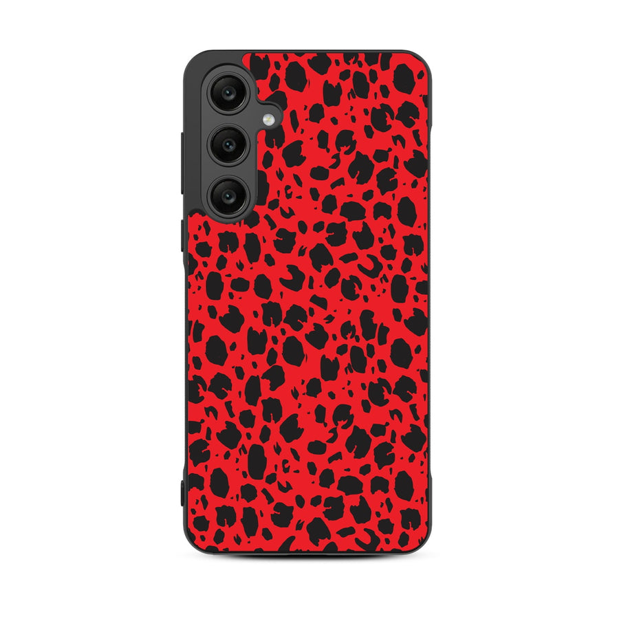 MyBat Design Lab Series Case for Samsung Galaxy A35 5G - Red Leopard Print