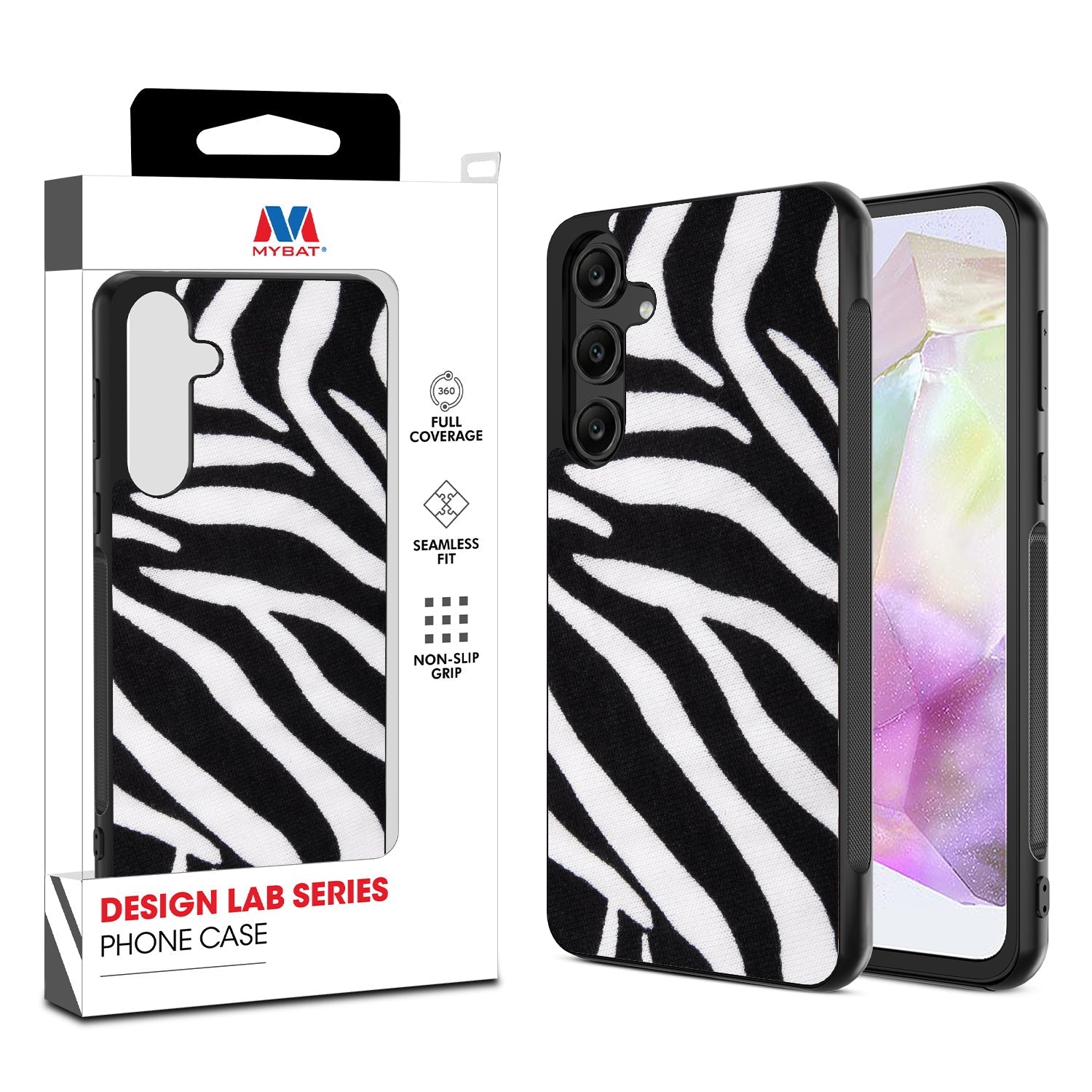 MyBat Design Lab Series Case for Samsung Galaxy A35 5G - Zebra Print