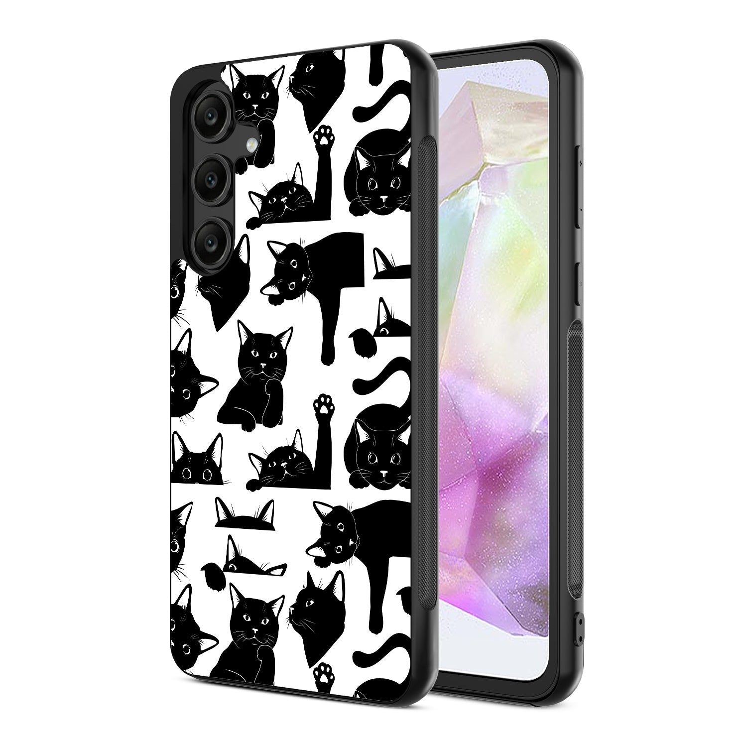 MyBat Design Lab Series Case for Samsung Galaxy A35 5G - Black Cats - MSA355GCSLESM017-2.jpg