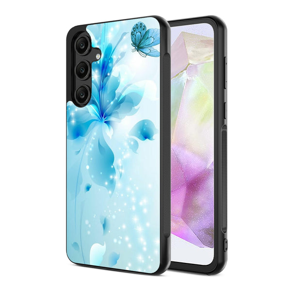 MyBat Design Lab Series Case for Samsung Galaxy A35 5G - Butterfly & Flowers - MSA355GCSLESM020-2.jpg