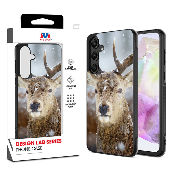 MyBat Design Lab Series Case for Samsung Galaxy A35 5G - Deer in Winter - MSA355GCSLESM024-1.jpg