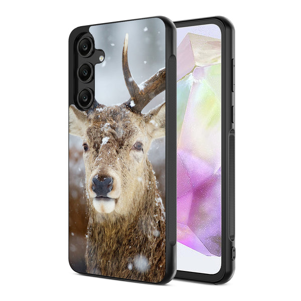 MyBat Design Lab Series Case for Samsung Galaxy A35 5G - Deer in Winter - MSA355GCSLESM024-2.jpg