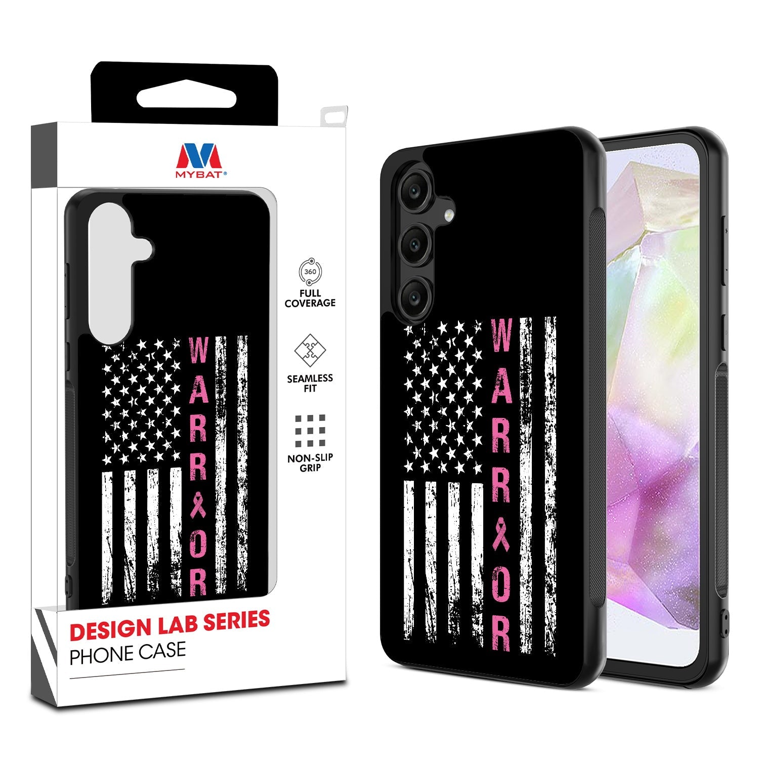 MyBat Design Lab Series Case for Samsung Galaxy A35 5G - Pink Ribbon