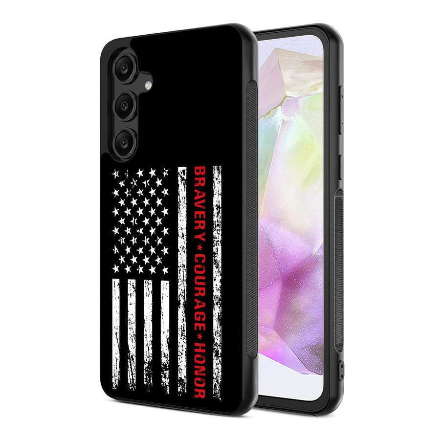 MyBat Design Lab Series Case for Samsung Galaxy A35 5G - Firefighter Flag - MSA355GCSLESM041-2.jpg
