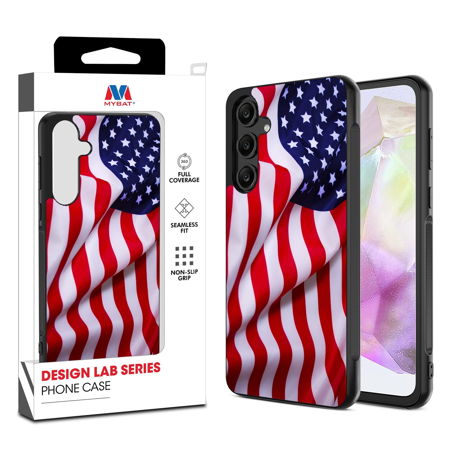 MyBat Design Lab Series Case for Samsung Galaxy A35 5G - Stars & Stripes
