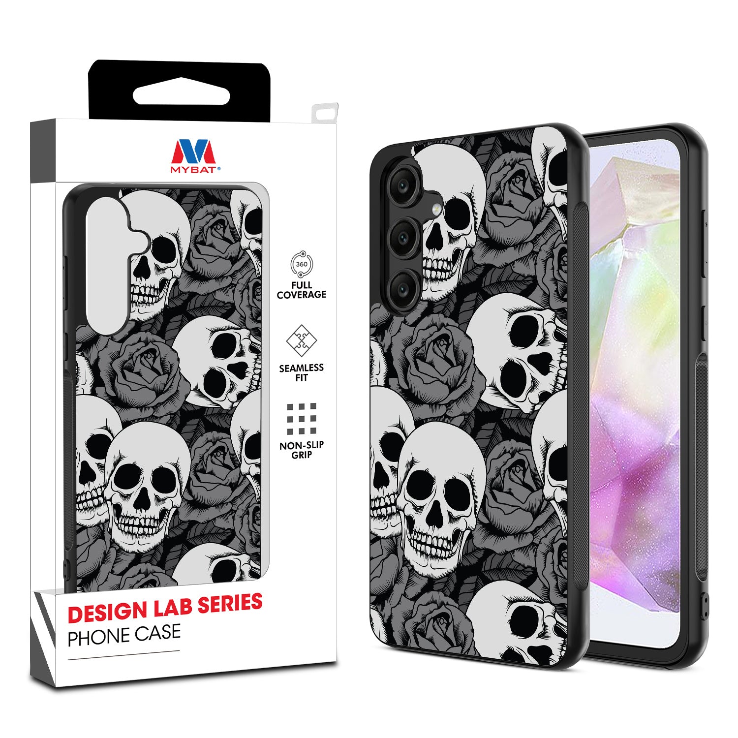 MyBat Design Lab Series Case for Samsung Galaxy A35 5G - Skull Garden