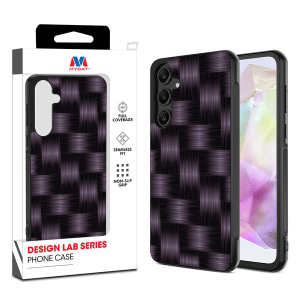 MyBat Design Lab Series Case for Samsung Galaxy A35 5G - Woven Carbon Fiber - MSA355GCSLESM085-1.jpg