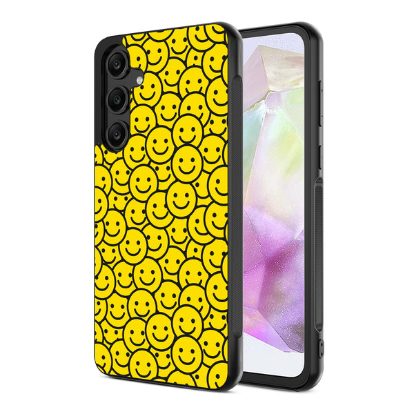 MyBat Design Lab Series Case for Samsung Galaxy A35 5G - Smiley Faces - MSA355GCSLESM097-2.jpg