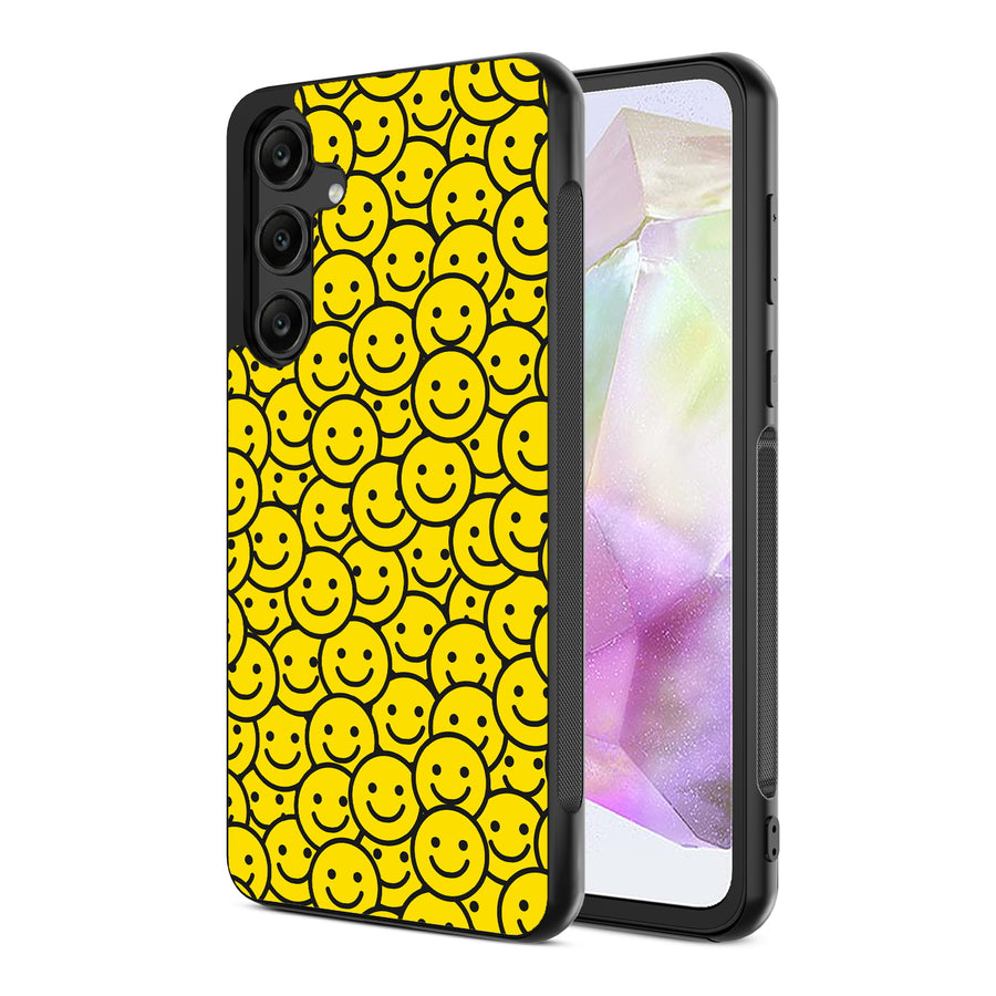 MyBat Design Lab Series Case for Samsung Galaxy A35 5G - Smiley Faces - MSA355GCSLESM097-2.jpg