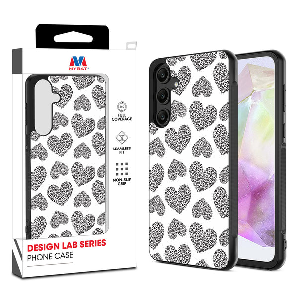 MyBat Design Lab Series Case for Samsung Galaxy A35 5G - Leopard Print Hearts - MSA355GCSLESM098-1.jpg