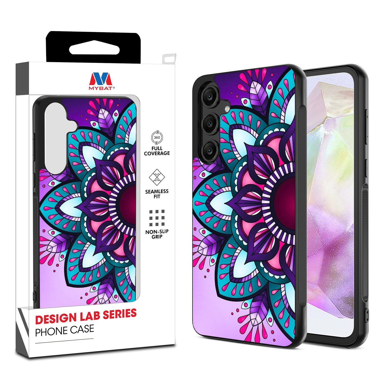 MyBat Design Lab Series Case for Samsung Galaxy A35 5G - Flower Mandala