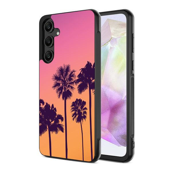 MyBat Design Lab Series Case for Samsung Galaxy A35 5G - Palm Tree Sunset - MSA355GCSLESM136-2.jpg