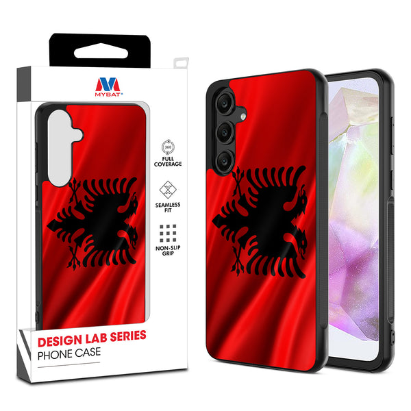 MyBat Design Lab Series Case for Samsung Galaxy A35 5G - Albania Flag - MSA355GCSLESM140-1.jpg