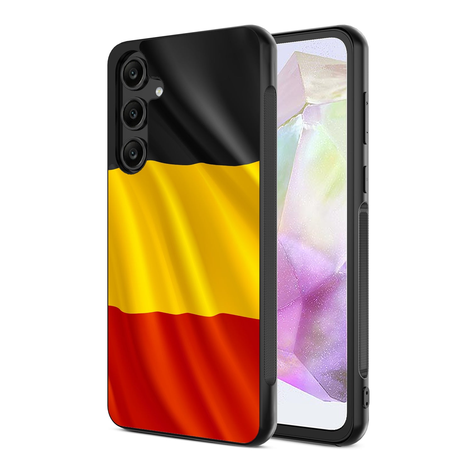 MyBat Design Lab Series Case for Samsung Galaxy A35 5G - Belgium Flag - MSA355GCSLESM142-2.jpg