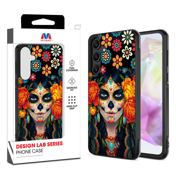 MyBat Design Lab Series Case for Samsung Galaxy A35 5G - Dia De Los Muertos - MSA355GCSLESM167-1.jpg