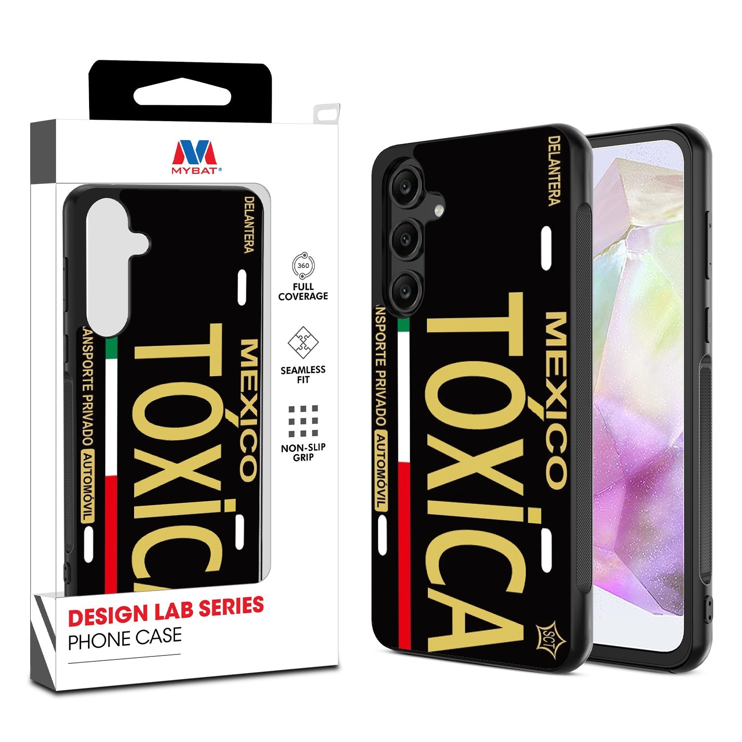 MyBat Design Lab Series Case for Samsung Galaxy A35 5G - Toxica Black
